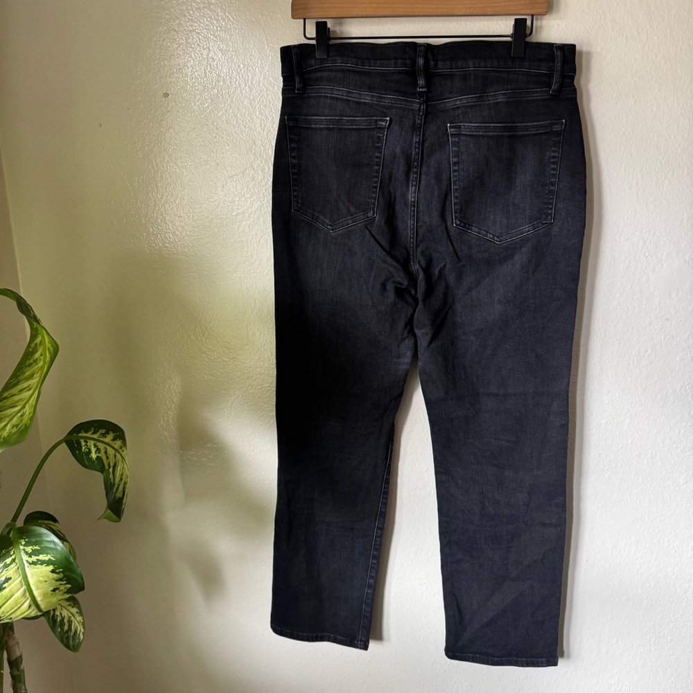 Frame | High Rise Straight Leg Jeans - Picture 3 of 6